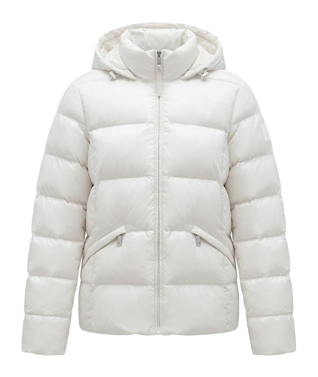 CALVIN KLEIN Бежевая полиэстеровая куртка, фото 1