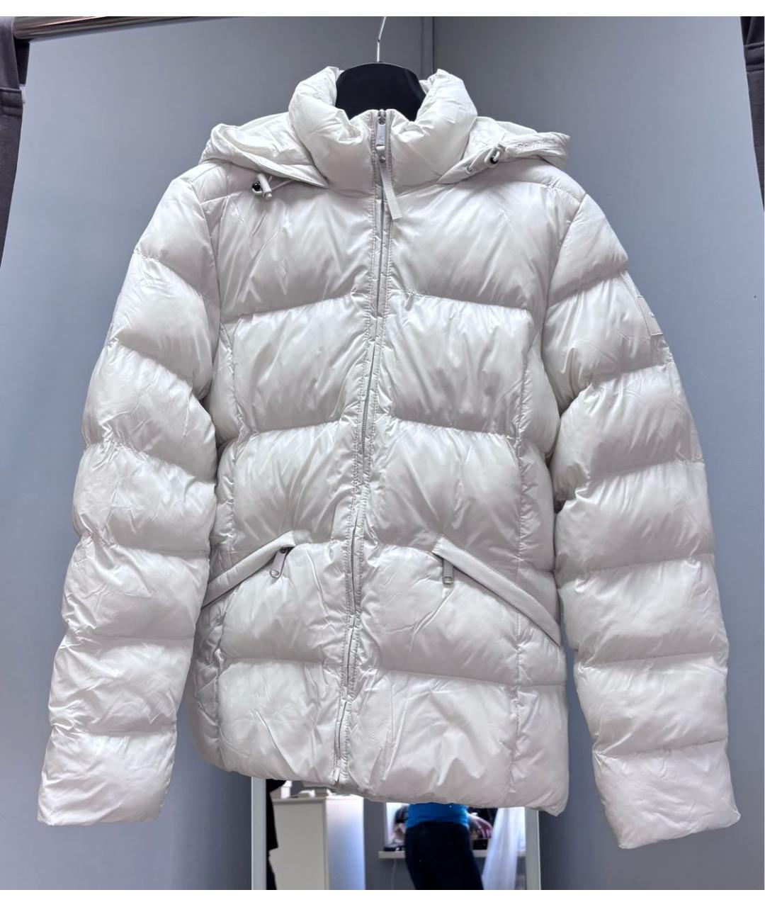 CALVIN KLEIN Бежевая полиэстеровая куртка, фото 7