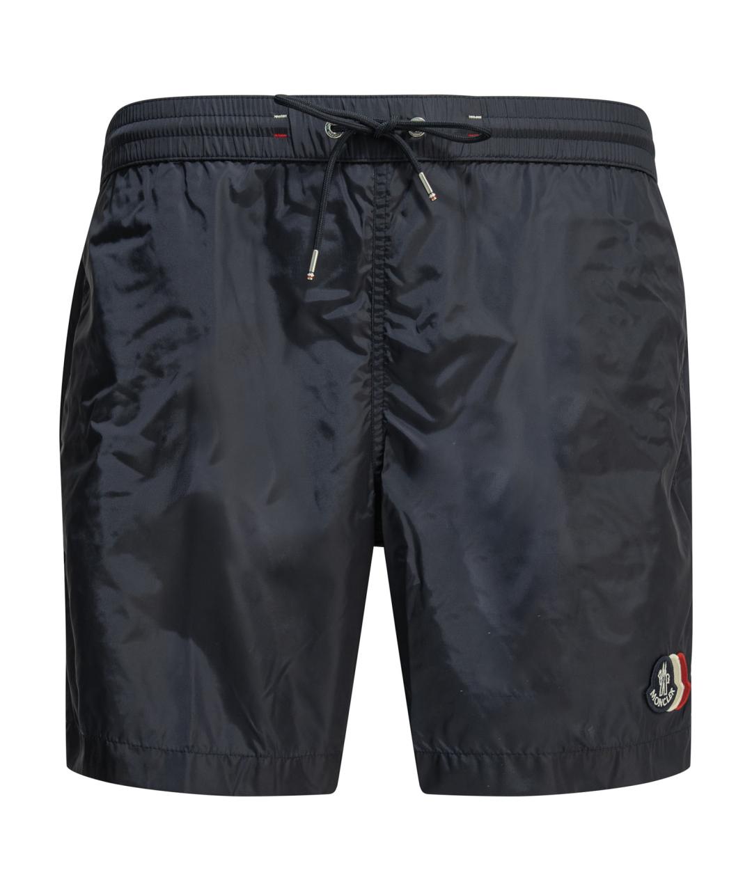 MONCLER Синие полиамидовые плавки, фото 1