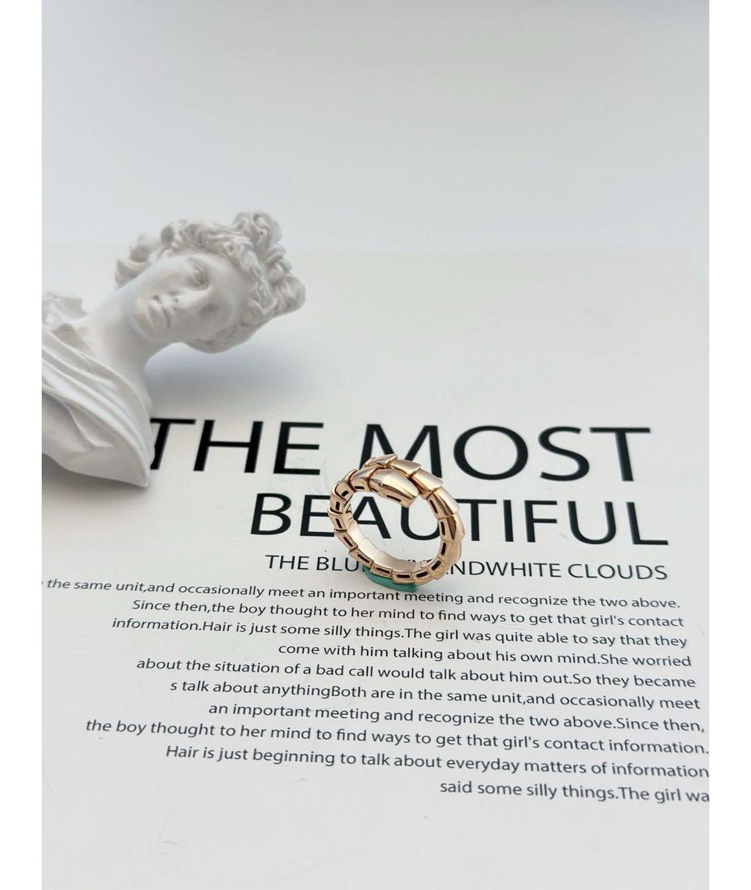 BVLGARI Золотое кольцо из розового золота, фото 2