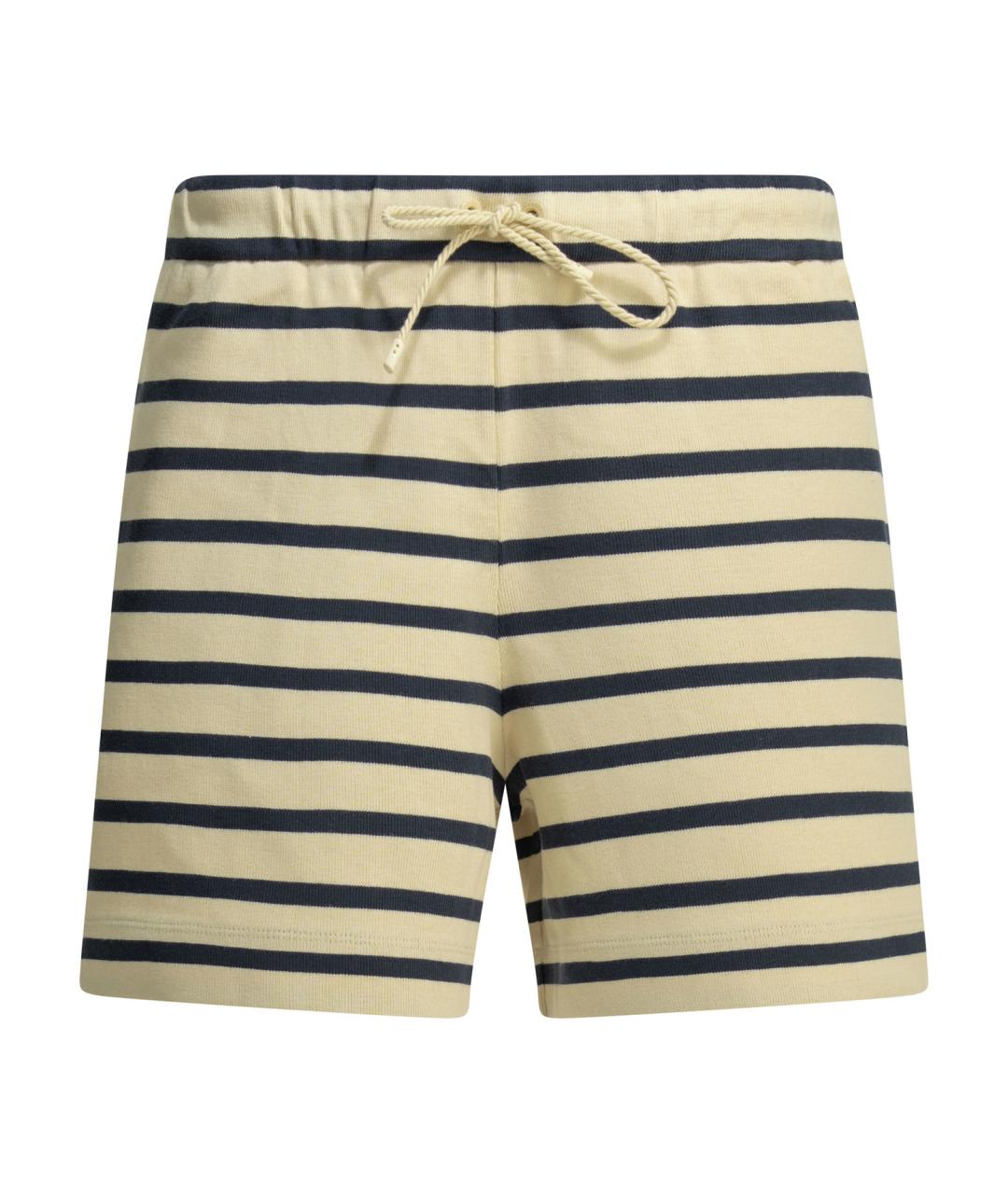 MONCLER Синие хлопковые шорты, фото 1