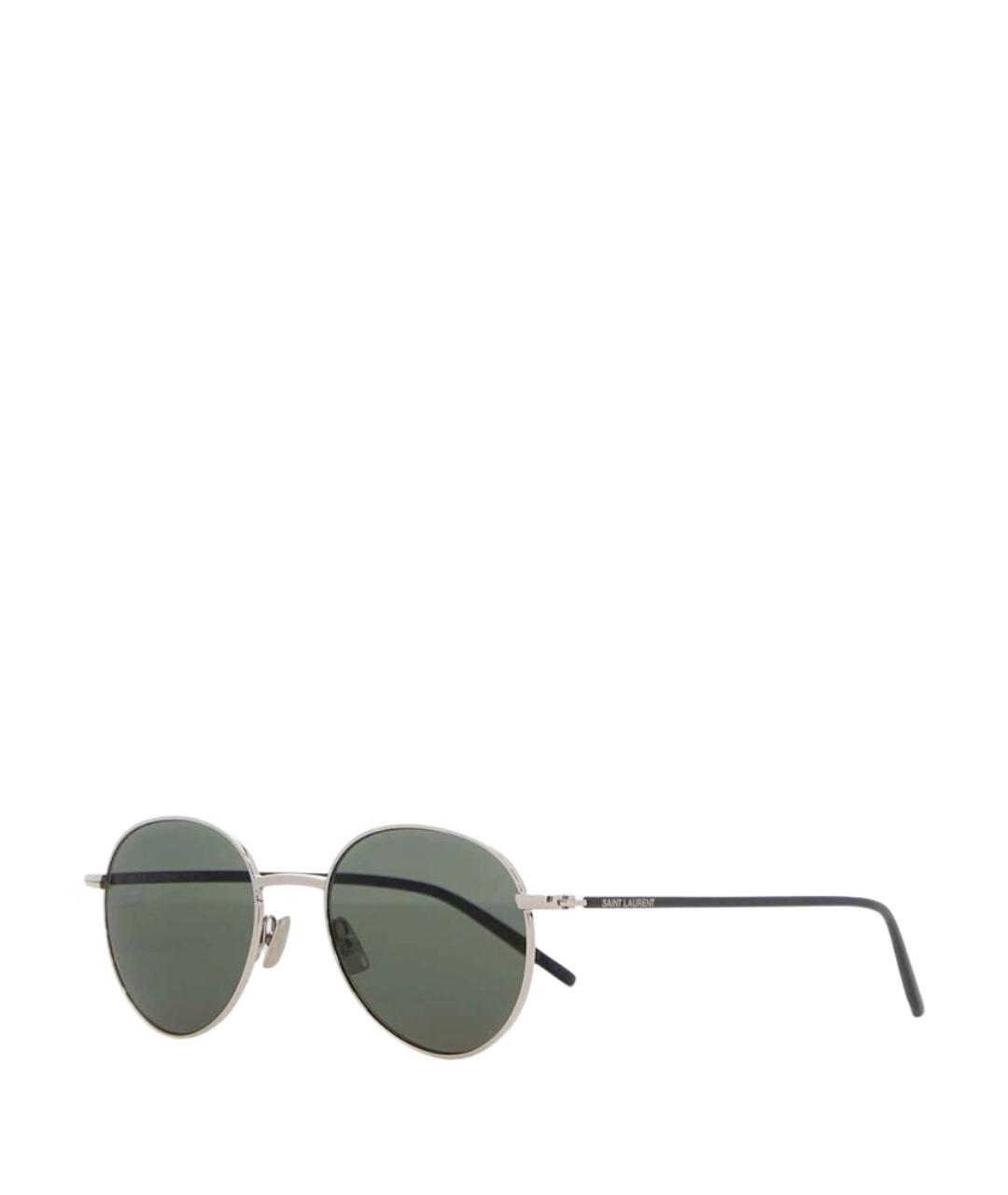 SAINT LAURENT Серые солнцезащитные очки, фото 1