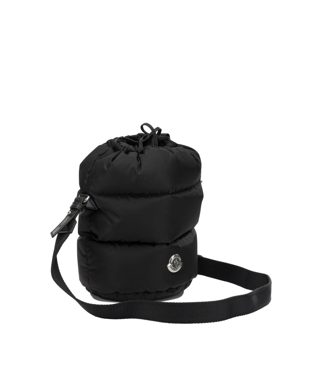 MONCLER Черная синтетическая сумка через плечо, фото 2