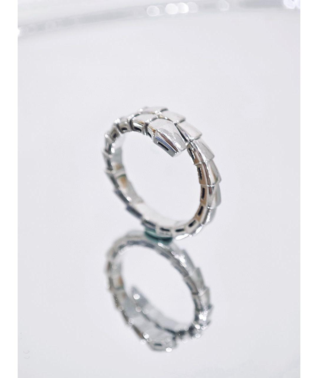 BVLGARI Серебряное кольцо из белого золота, фото 4