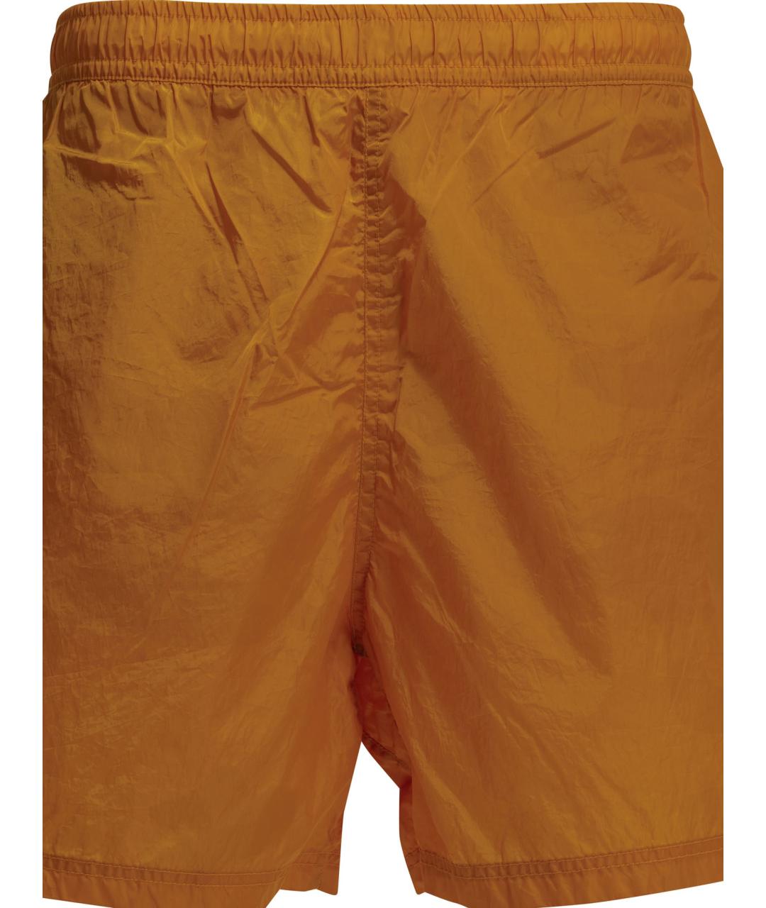 STONE ISLAND Оранжевое полиамидовые плавки, фото 3