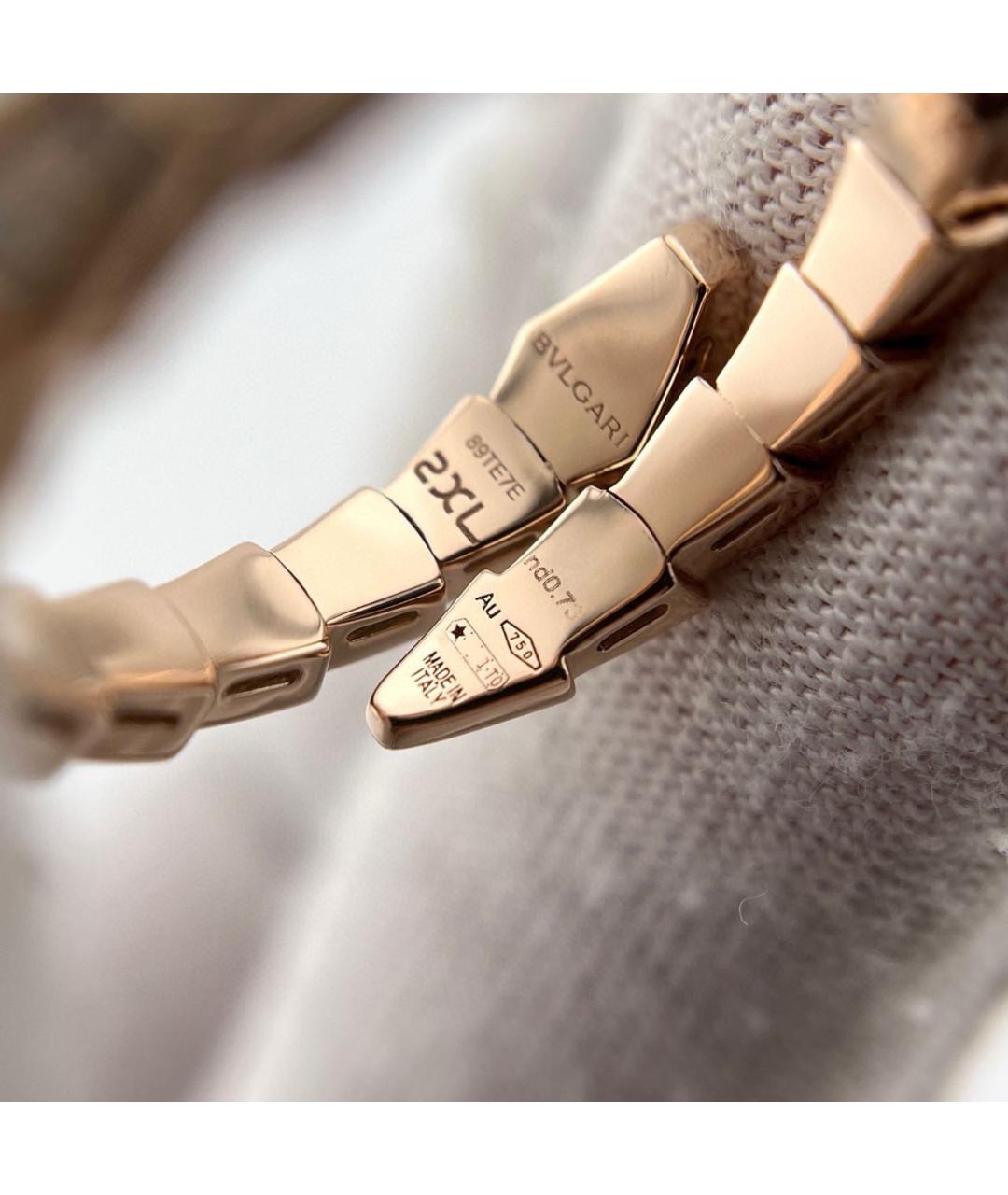 BVLGARI Золотое кольцо из розового золота, фото 7