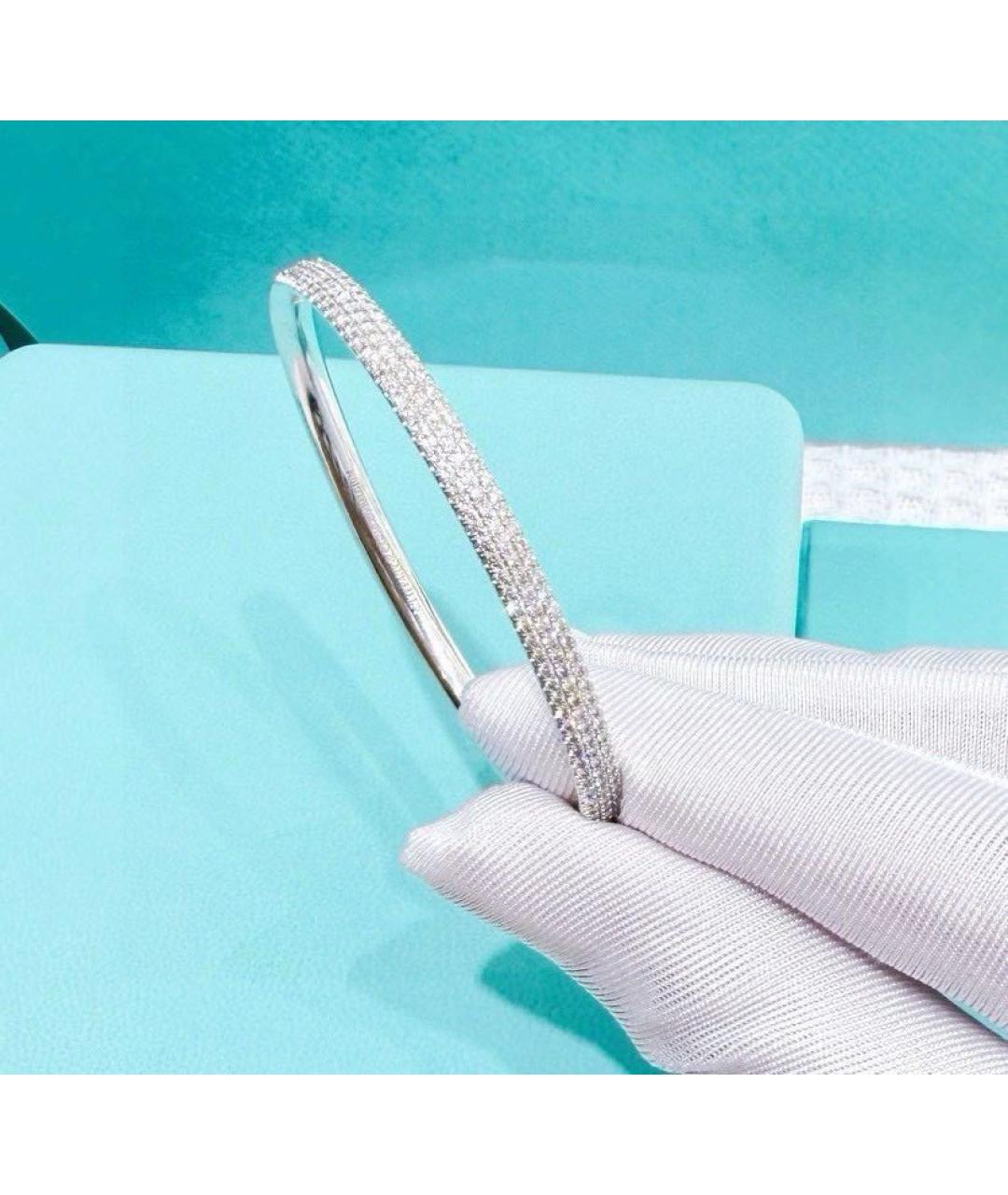 TIFFANY&CO Серебрянный браслет из белого золота, фото 3