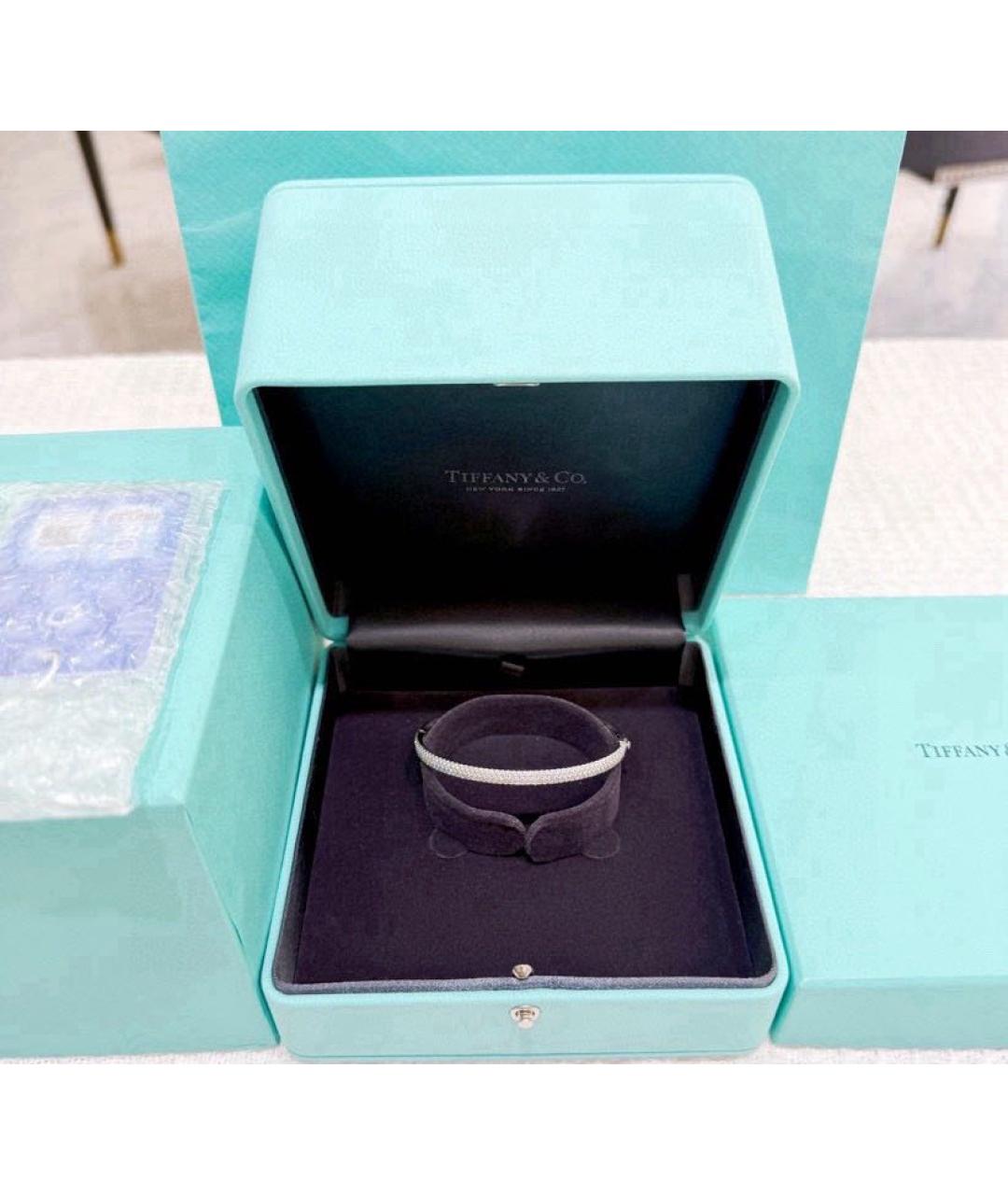 TIFFANY&CO Серебрянный браслет из белого золота, фото 2