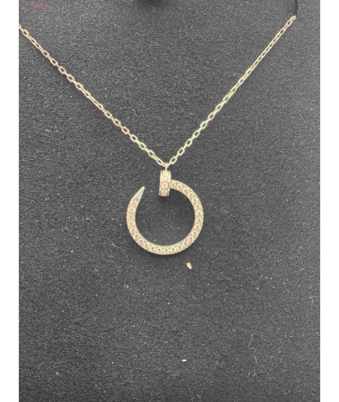 CARTIER Серебряное колье из белого золота, фото 3