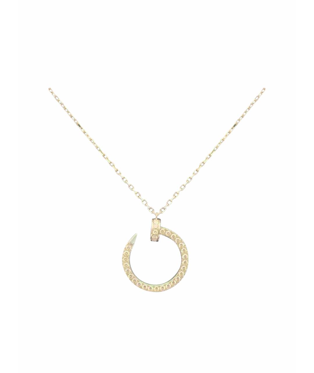 CARTIER Серебряное колье из белого золота, фото 1