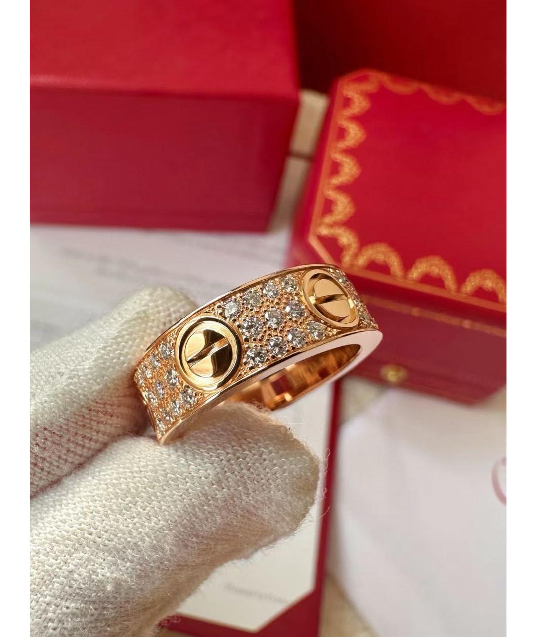 CARTIER Золотое кольцо из розового золота, фото 3