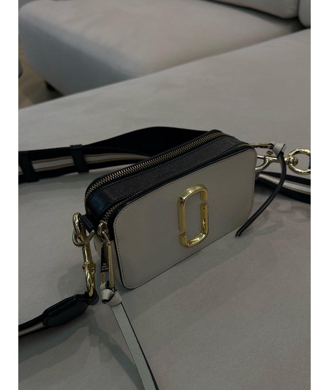 MARC JACOBS Белая кожаная сумка через плечо, фото 2