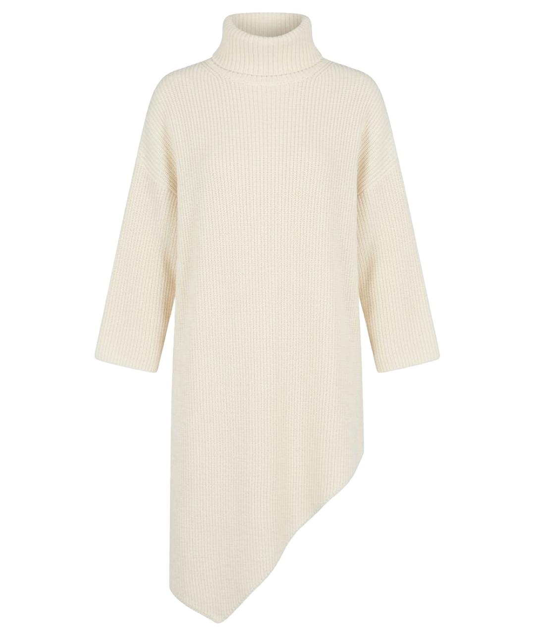 ELISABETTA FRANCHI Белое повседневное платье, фото 1