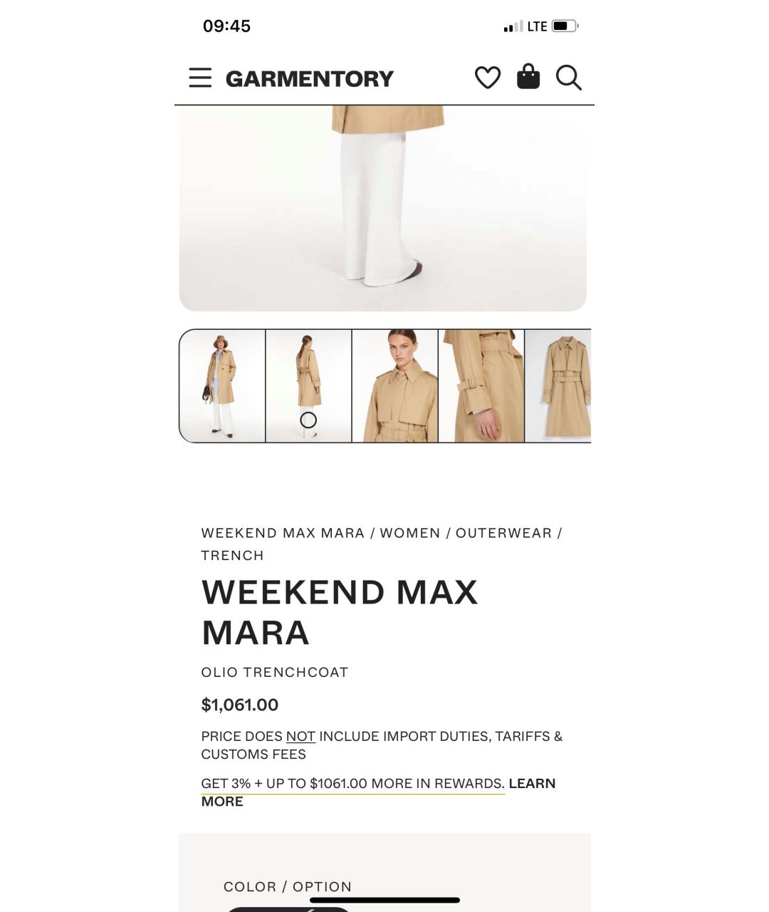 WEEKEND MAX MARA Бежевый хлопковый тренч/плащ, фото 8