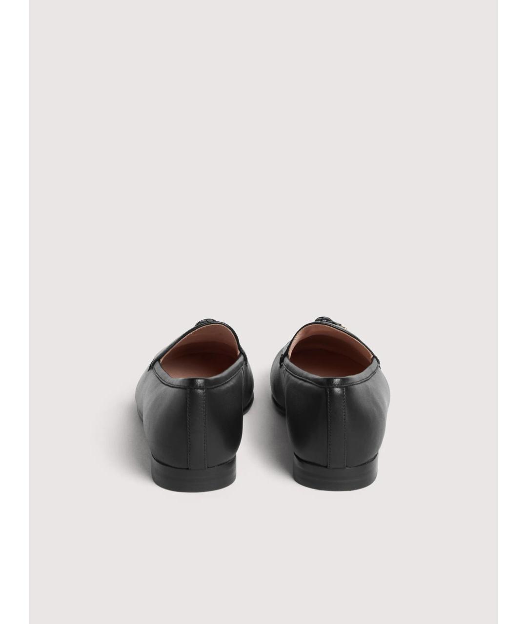 COCCINELLE Черные кожаные лоферы, фото 5