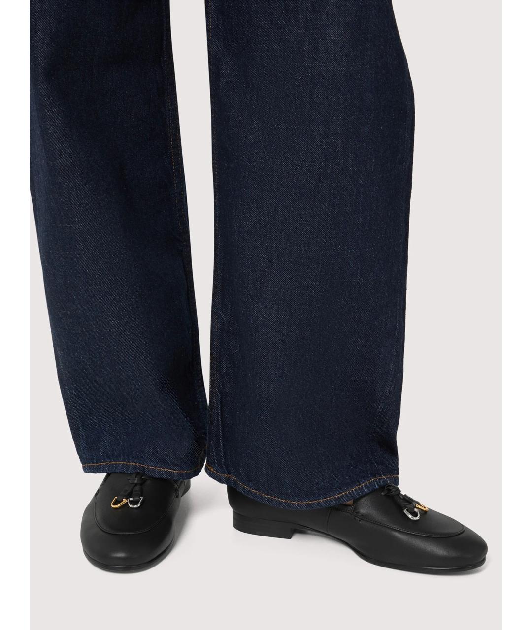 COCCINELLE Черные кожаные лоферы, фото 2