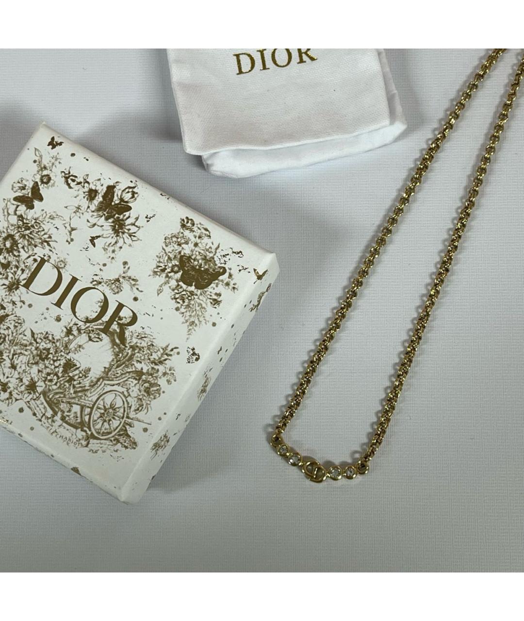 CHRISTIAN DIOR Золотое колье, фото 2