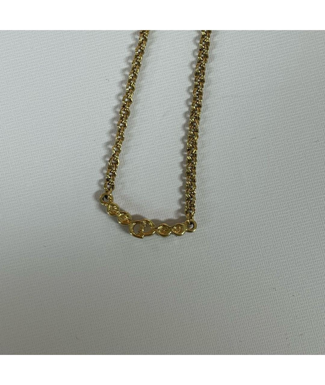 CHRISTIAN DIOR Золотое колье, фото 5