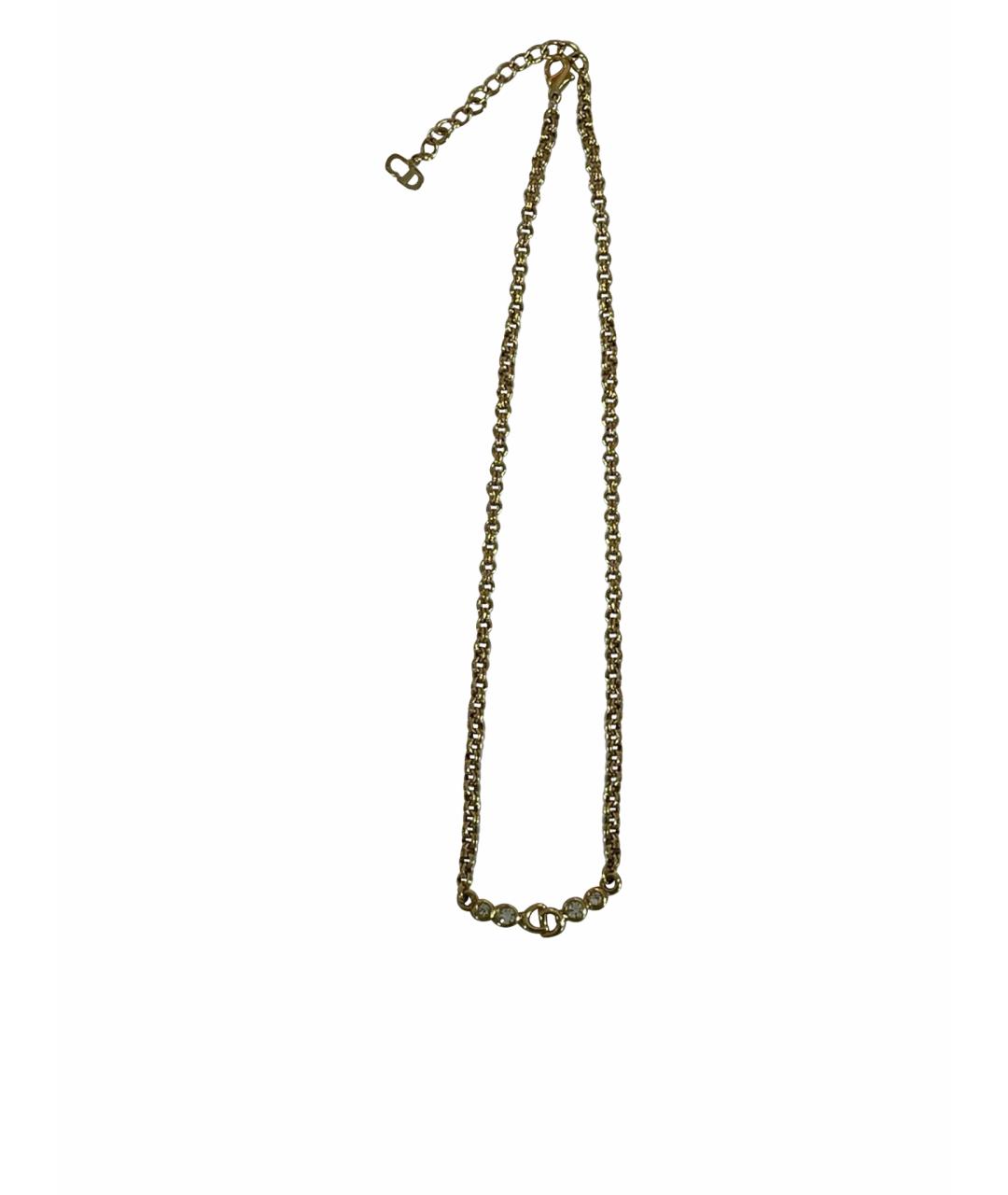 CHRISTIAN DIOR Золотое колье, фото 1