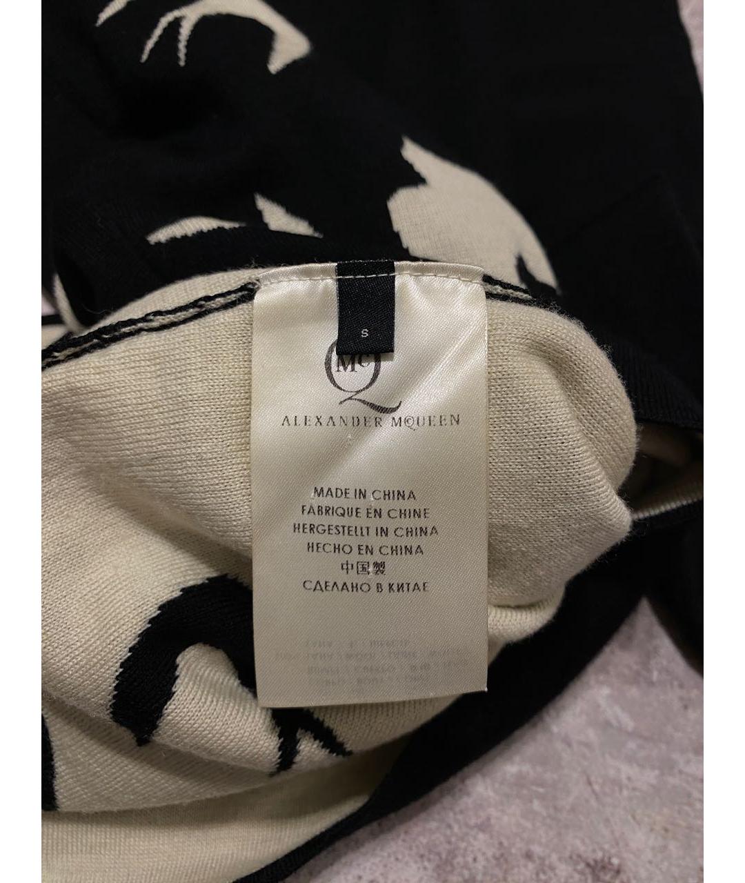 MCQ ALEXANDER MCQUEEN Черный шерстяной джемпер / свитер, фото 5