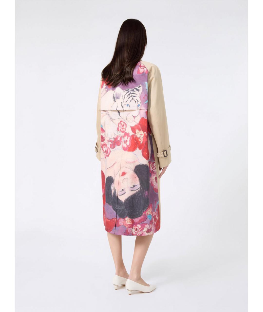 WEEKEND MAX MARA Мульти хлопковый тренч/плащ, фото 3