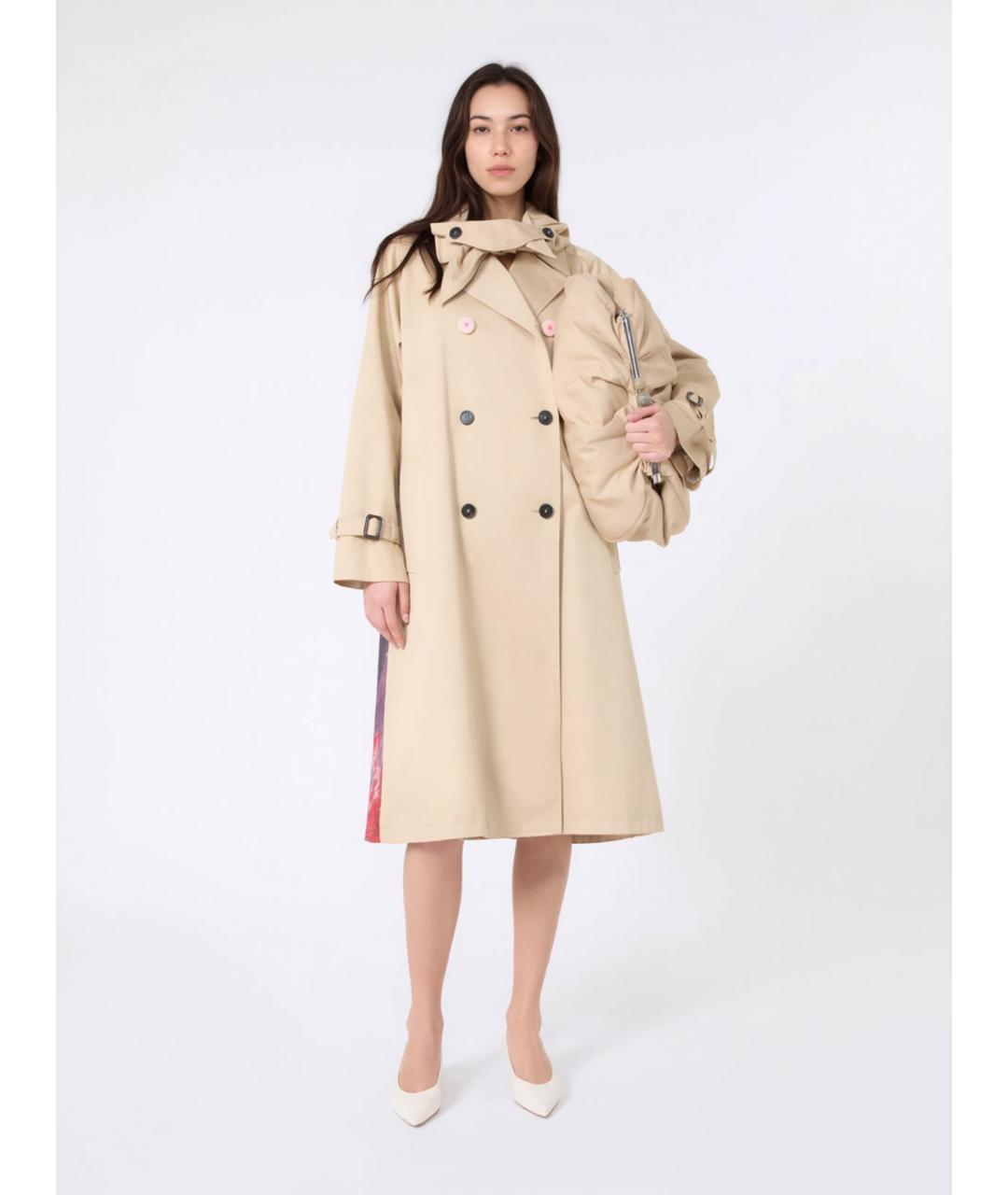 WEEKEND MAX MARA Мульти хлопковый тренч/плащ, фото 2