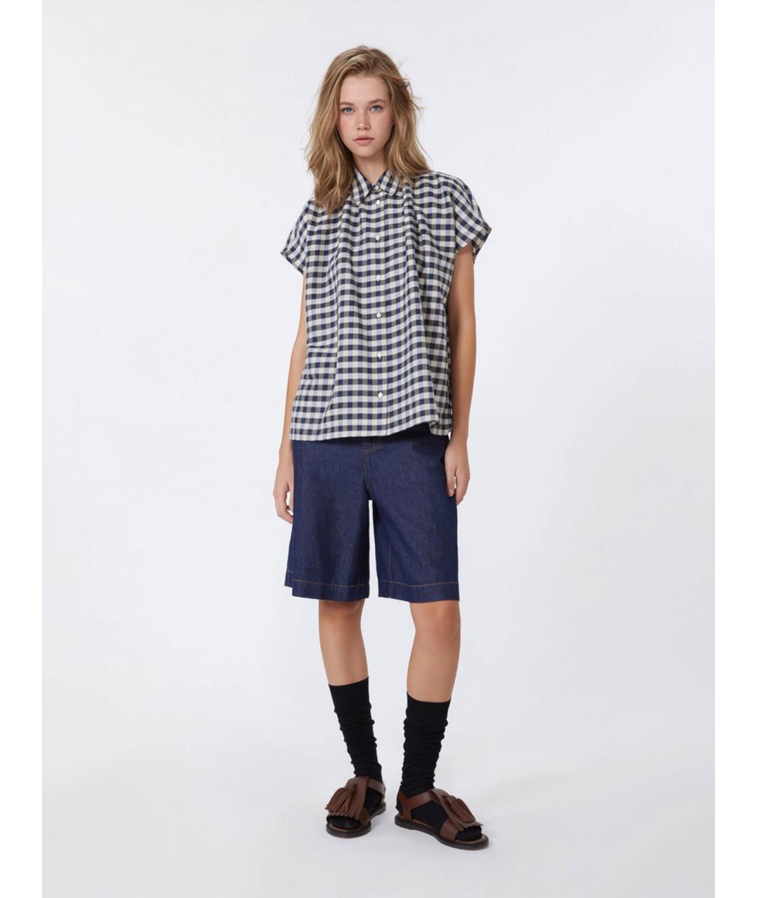 WEEKEND MAX MARA Мульти хлопковая рубашка, фото 2