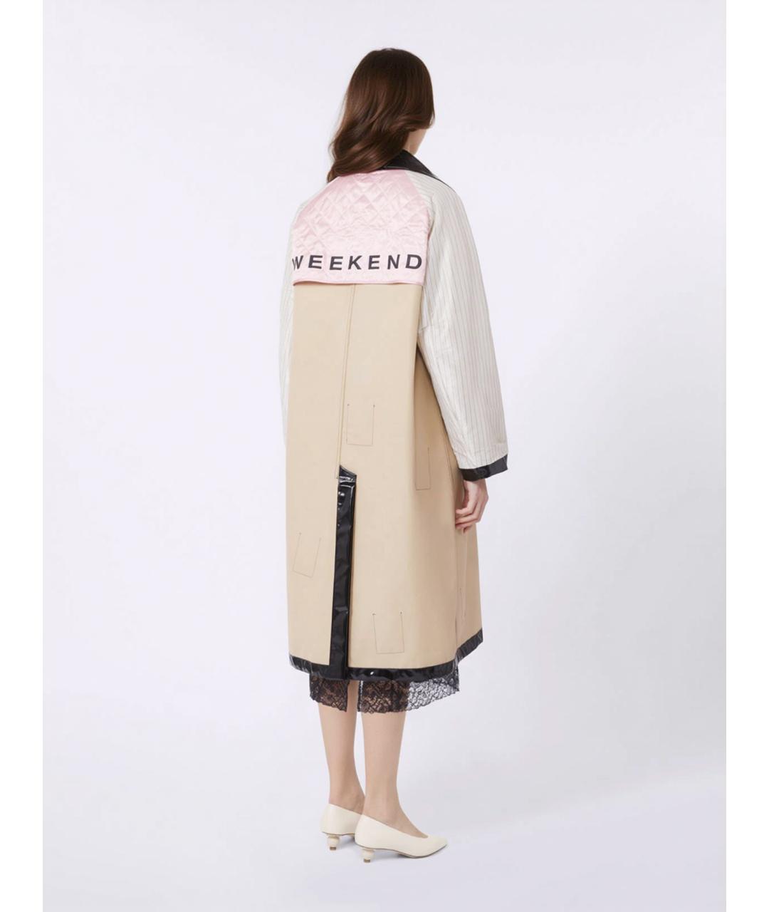 WEEKEND MAX MARA Черный тренч/плащ, фото 5