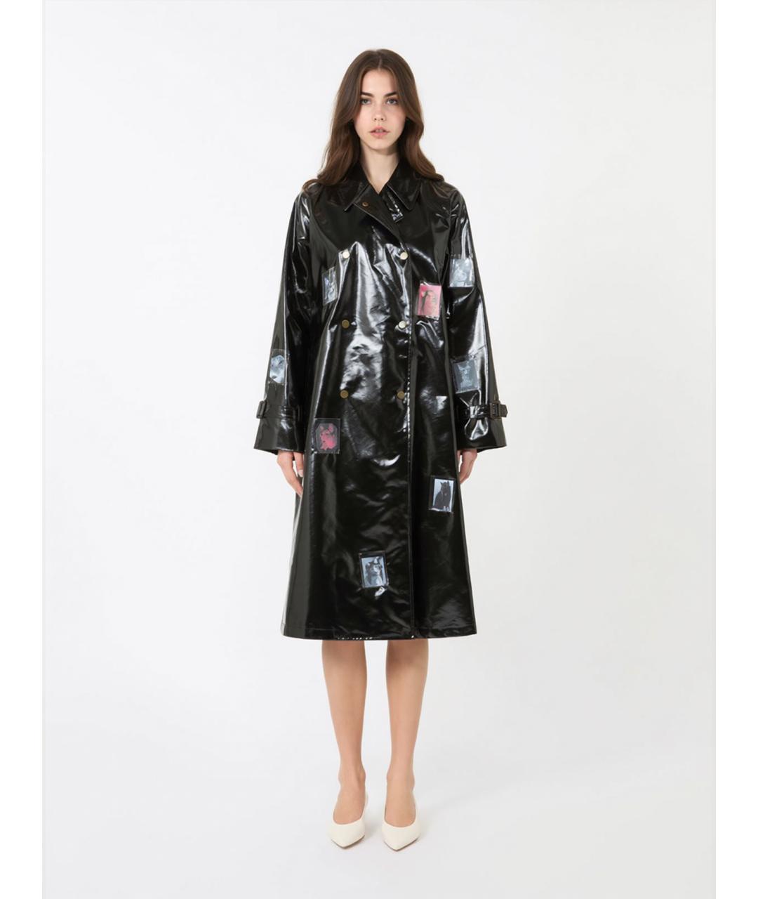 WEEKEND MAX MARA Черный тренч/плащ, фото 3