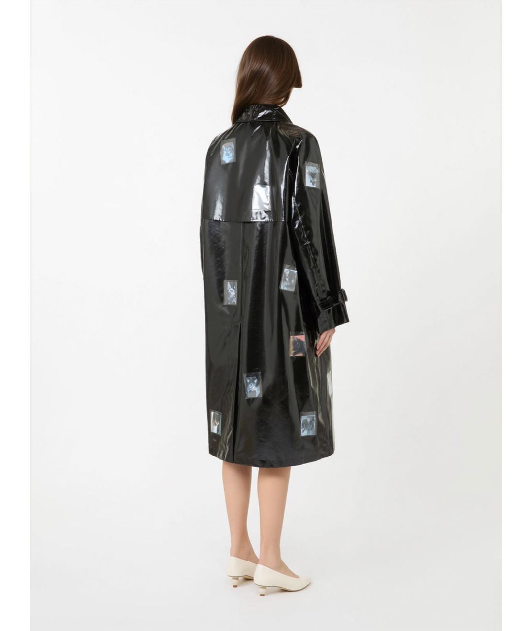 WEEKEND MAX MARA Черный тренч/плащ, фото 4