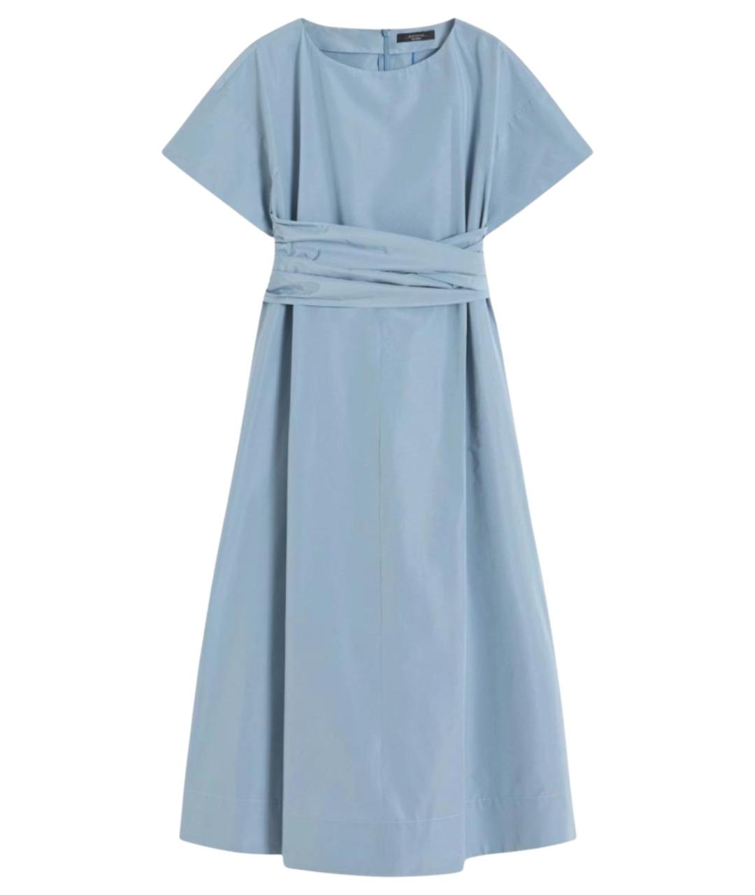 WEEKEND MAX MARA Синее полиэстеровое повседневное платье, фото 1