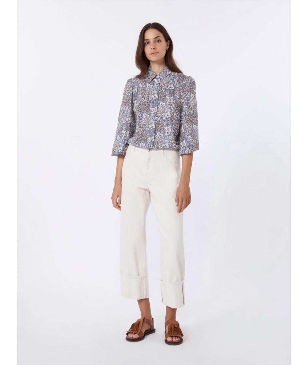 WEEKEND MAX MARA Мульти хлопковая рубашка, фото 2