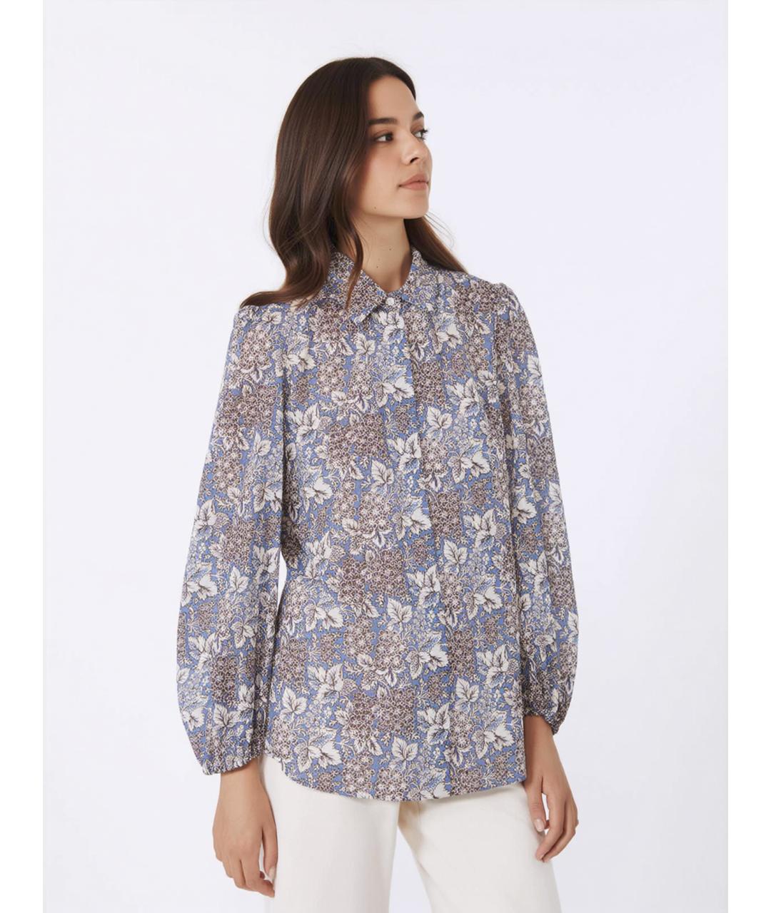 WEEKEND MAX MARA Мульти хлопковая рубашка, фото 5