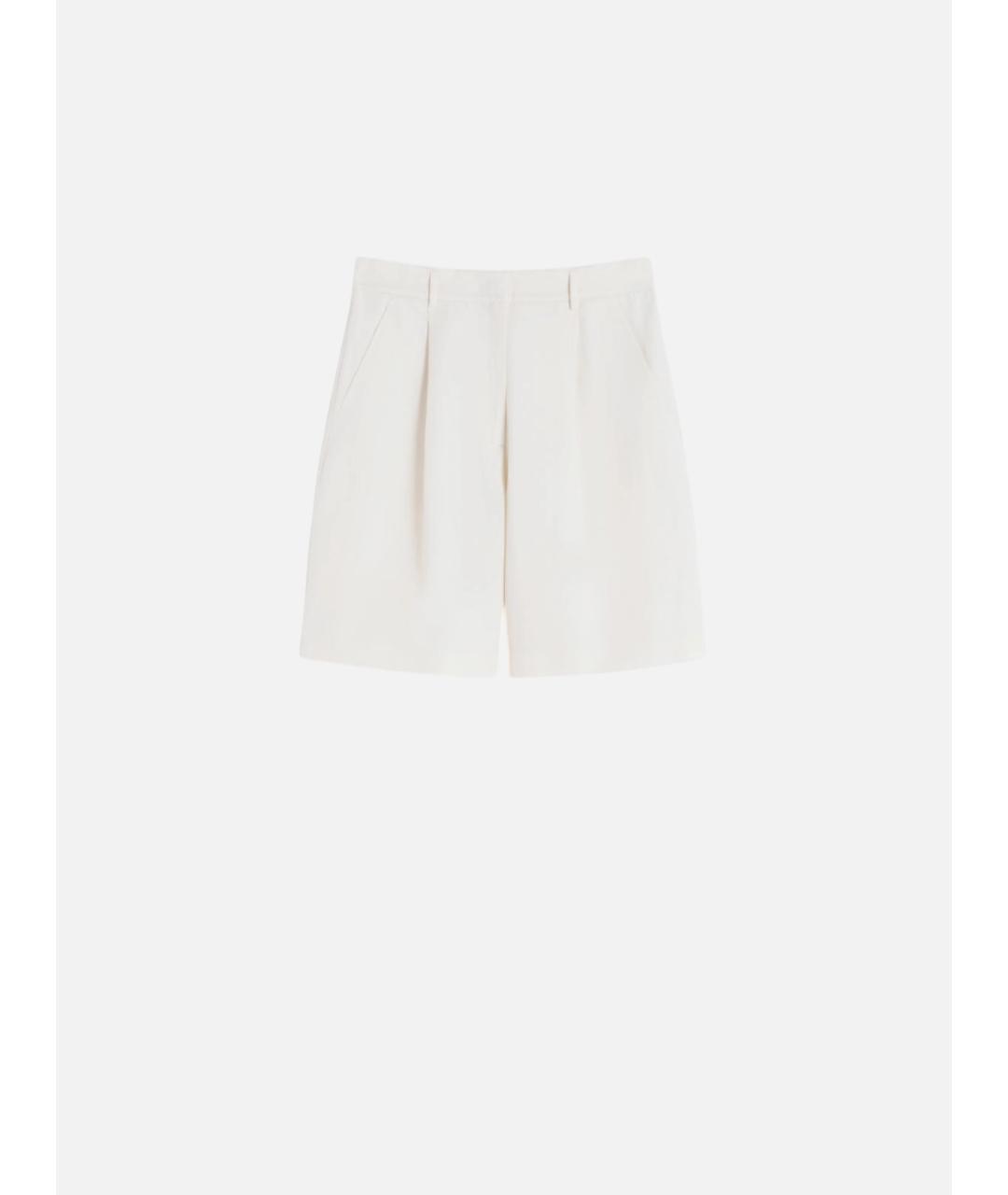 WEEKEND MAX MARA Белые хлопковые шорты, фото 6