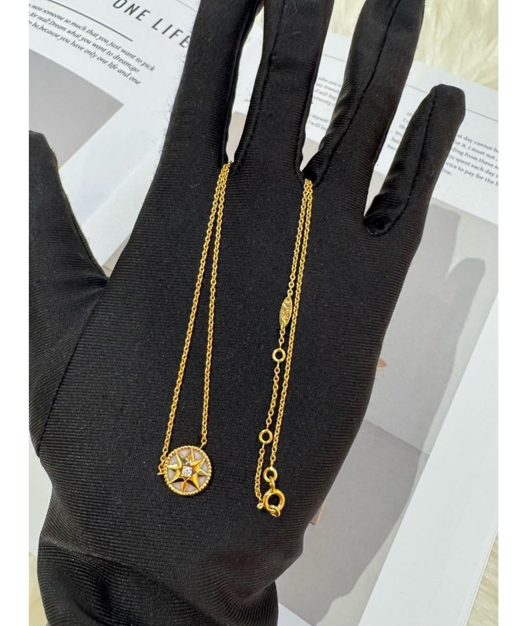 CHRISTIAN DIOR Золотое колье, фото 9