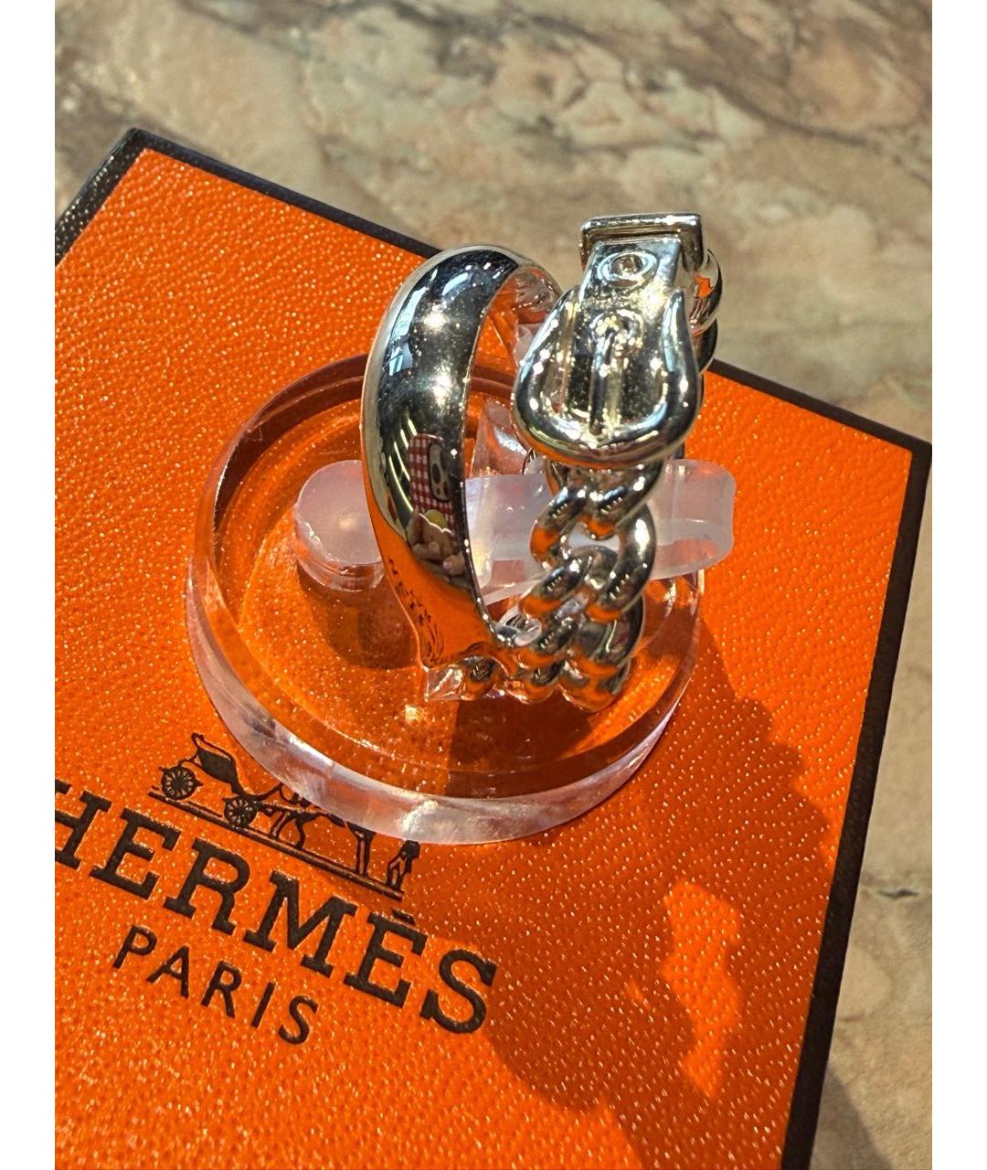 HERMES Серебряное кольцо, фото 4