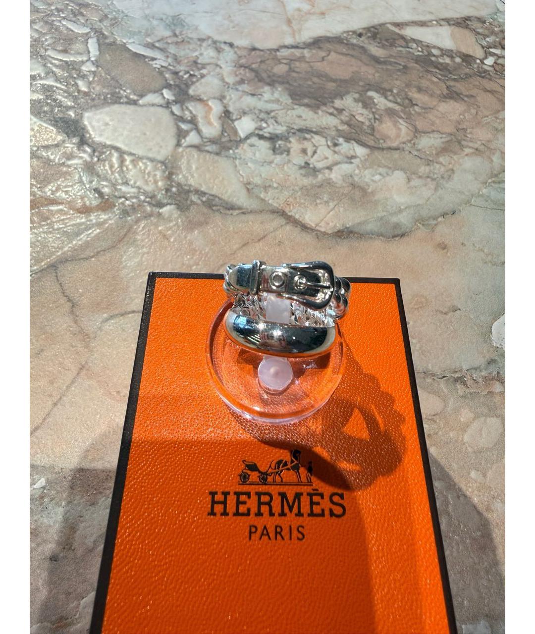 HERMES Серебряное кольцо, фото 9