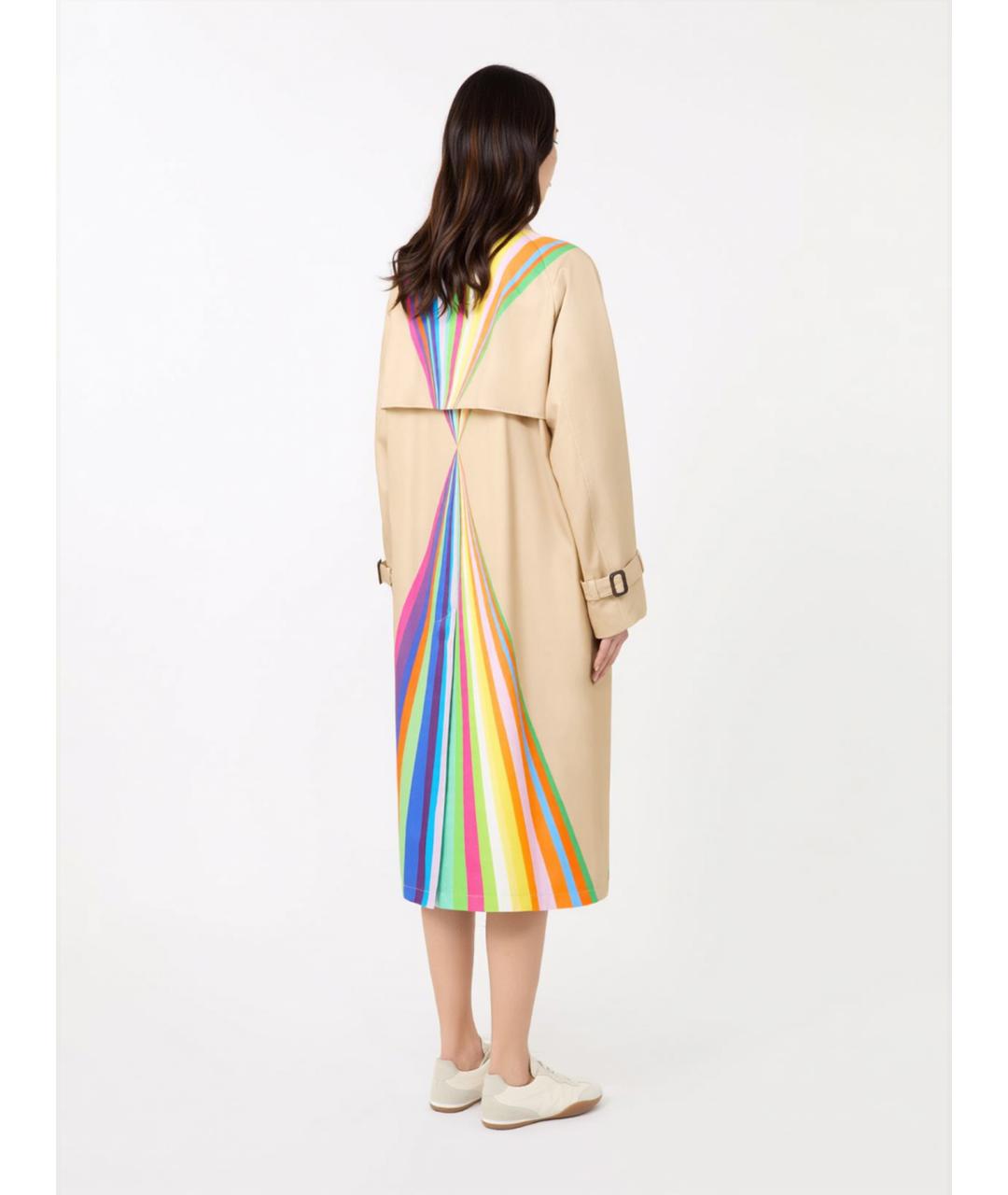 WEEKEND MAX MARA Мульти хлопковый тренч/плащ, фото 4