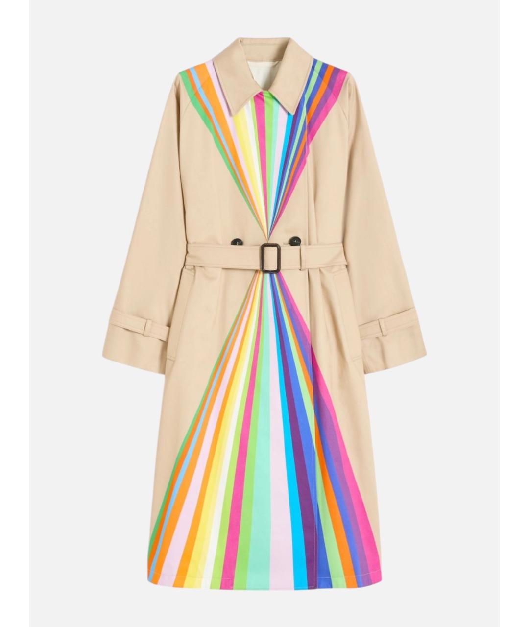 WEEKEND MAX MARA Мульти хлопковый тренч/плащ, фото 6