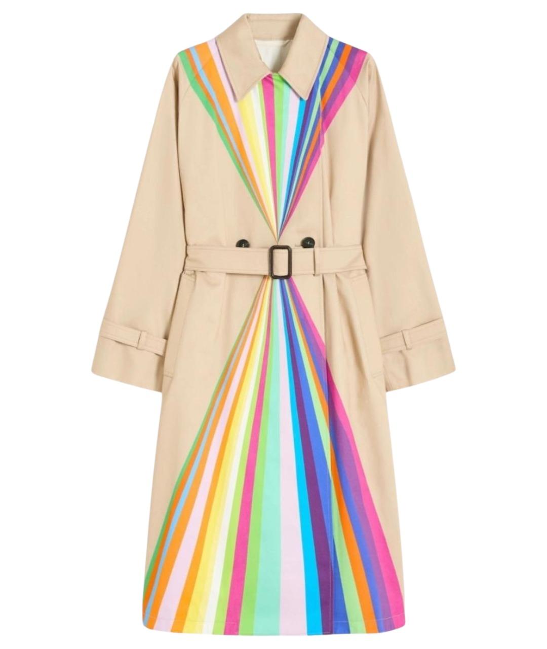 WEEKEND MAX MARA Мульти хлопковый тренч/плащ, фото 1