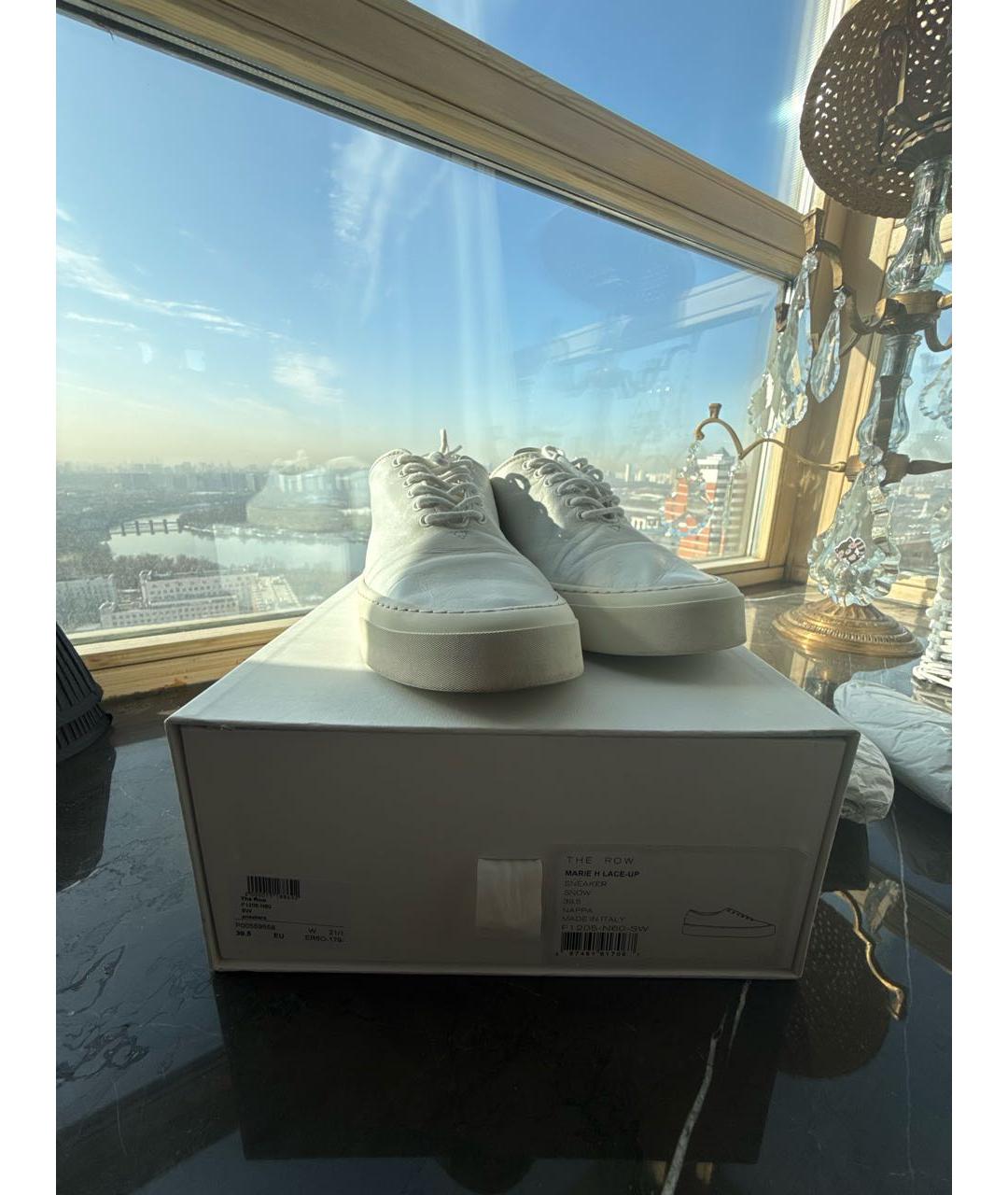 THE ROW Белые кожаные кеды, фото 5