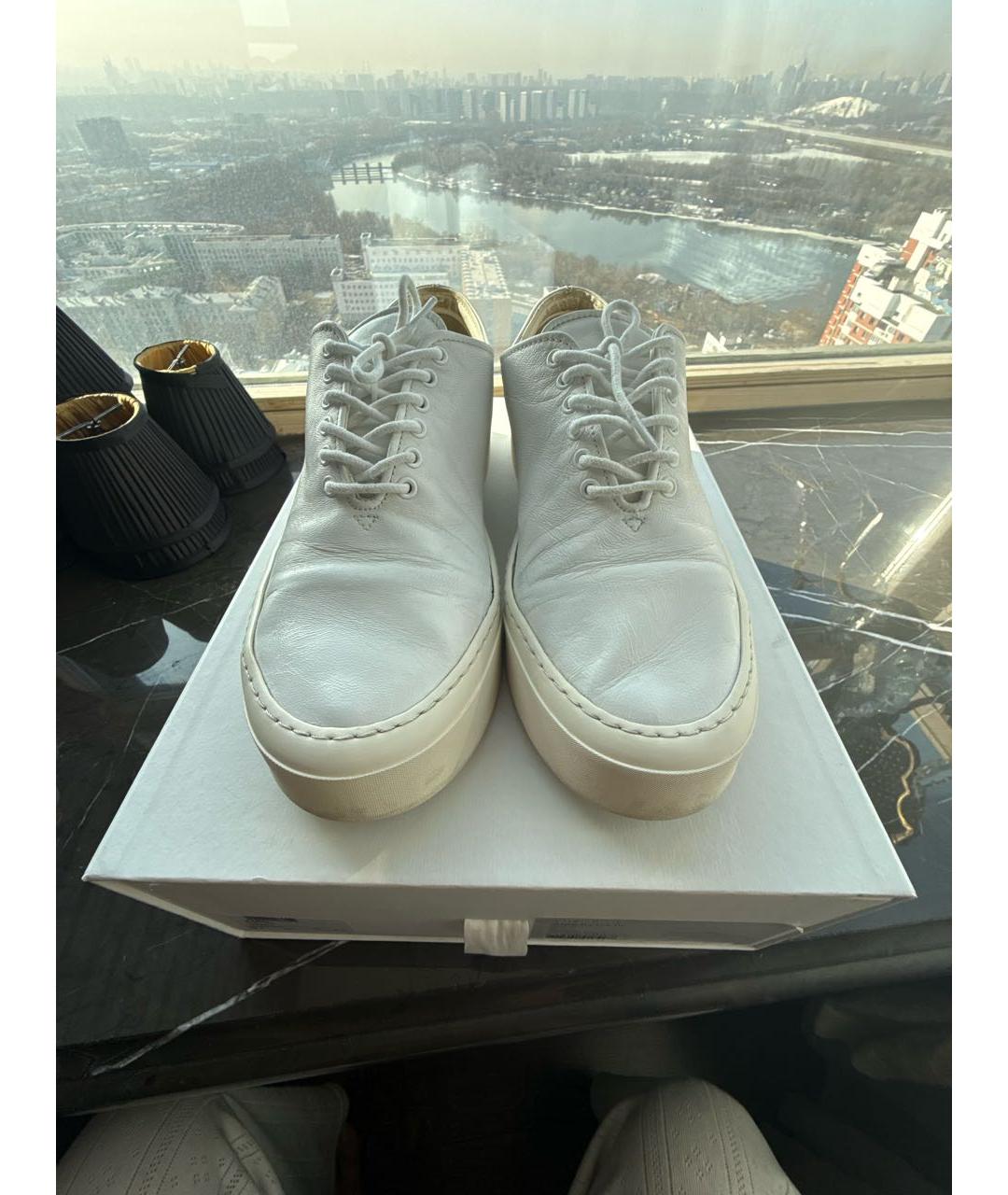 THE ROW Белые кожаные кеды, фото 2