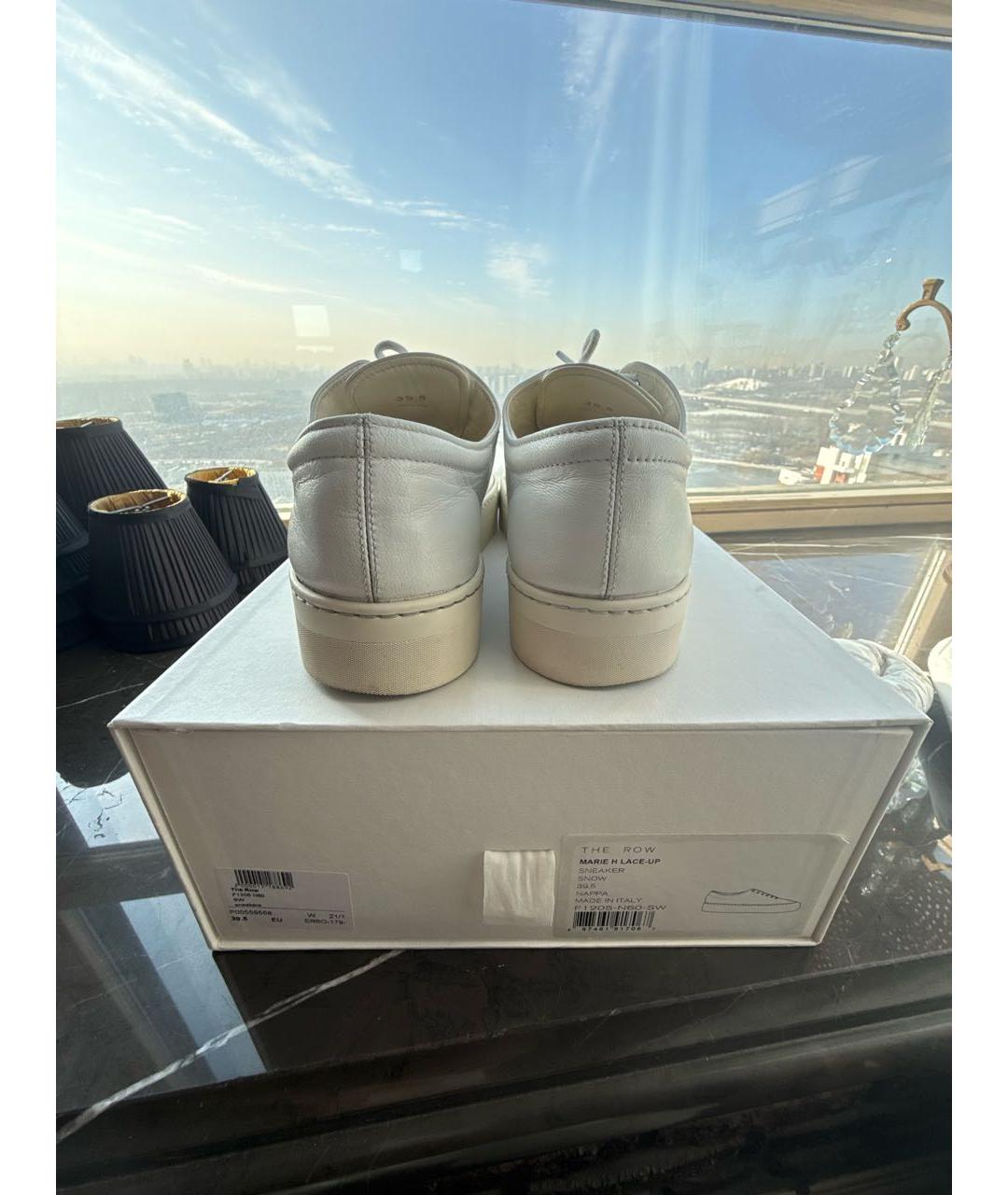 THE ROW Белые кожаные кеды, фото 4