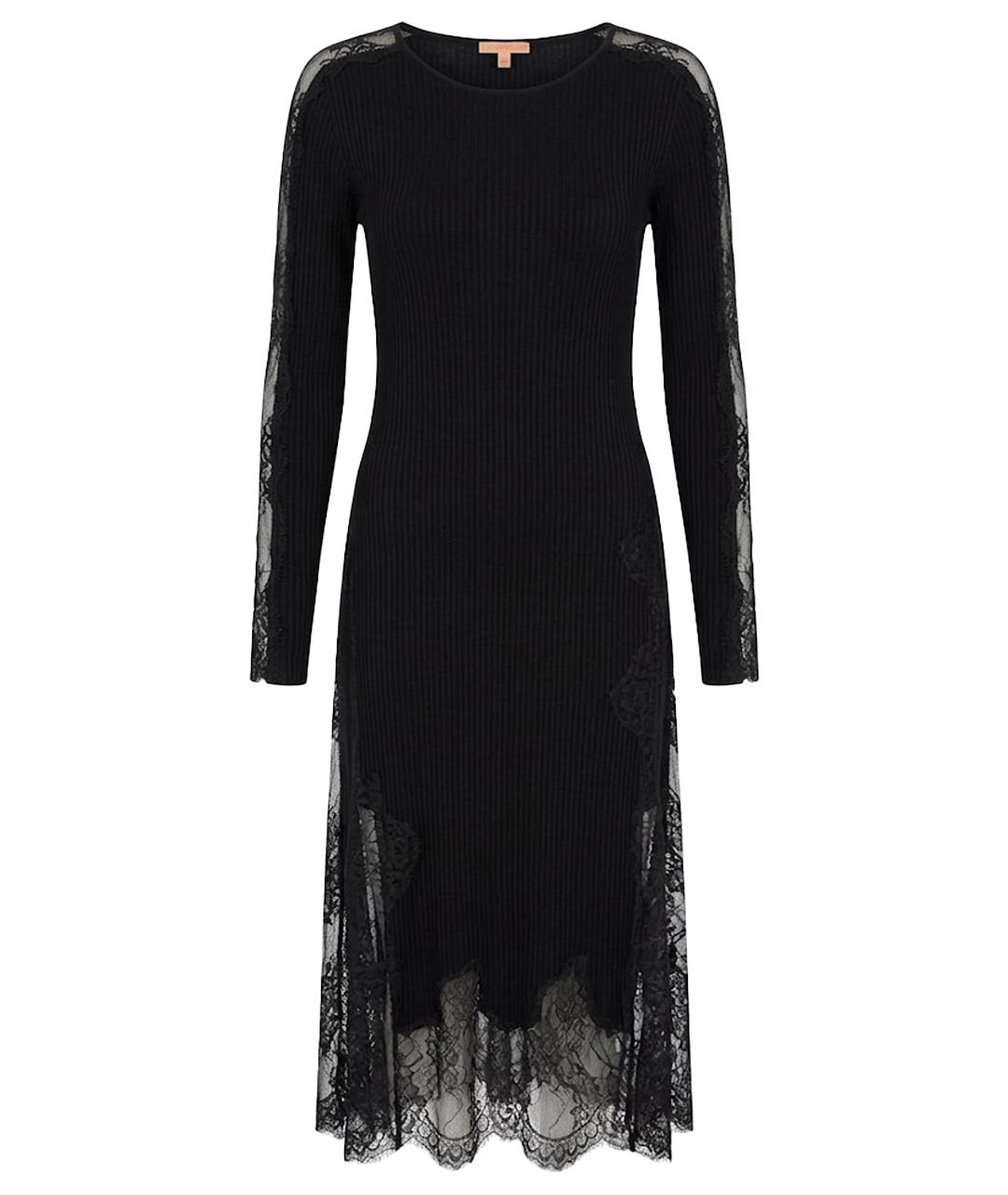 ERMANNO SCERVINO Черное кашемировое платье, фото 1