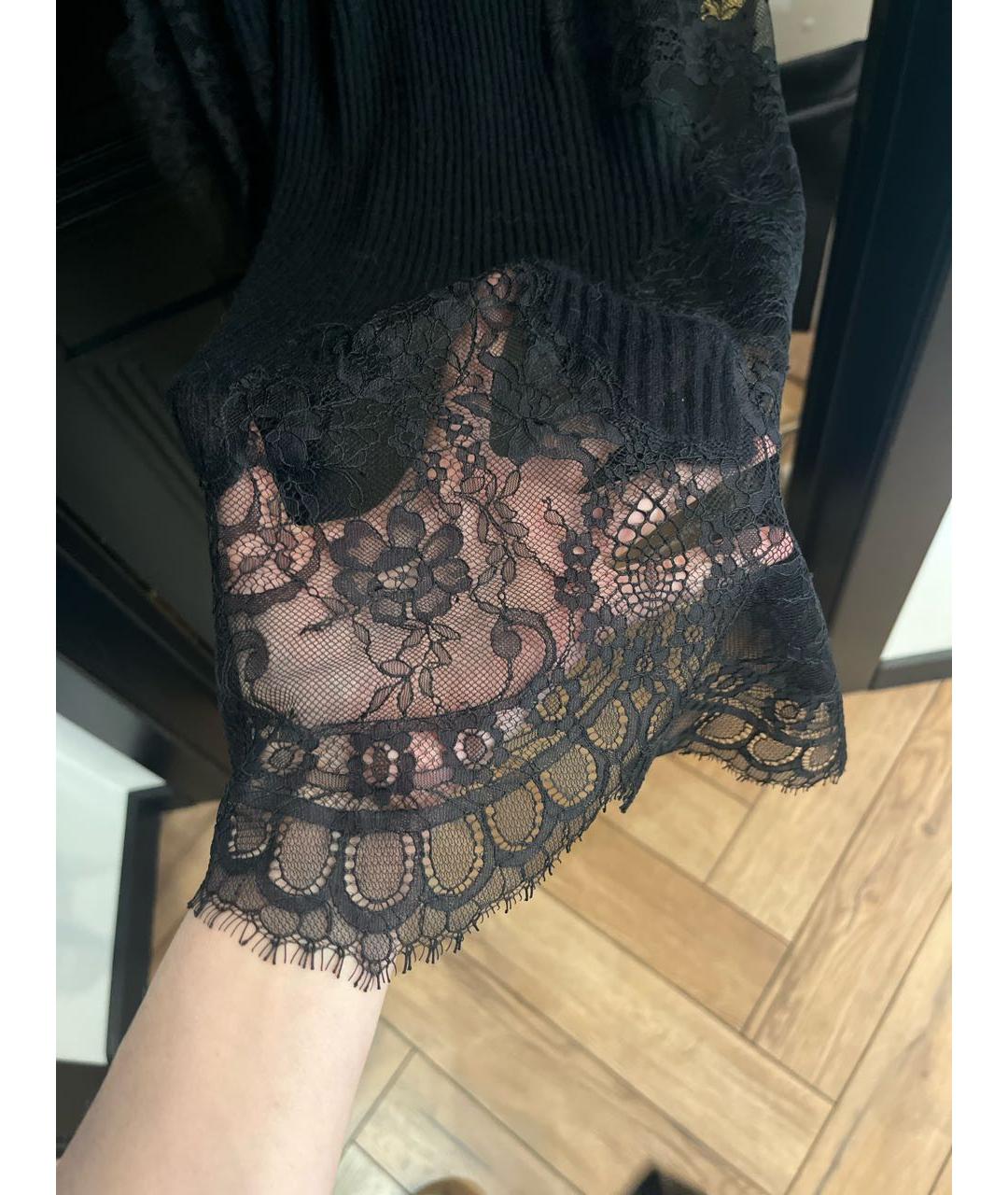 ERMANNO SCERVINO Черное кашемировое платье, фото 4