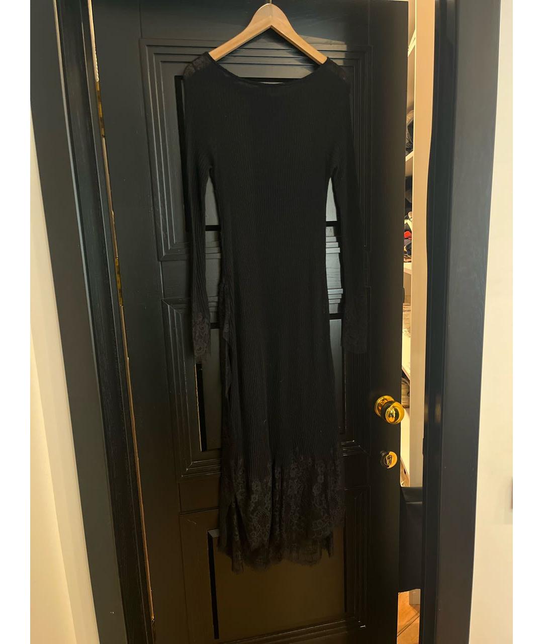 ERMANNO SCERVINO Черное кашемировое платье, фото 2