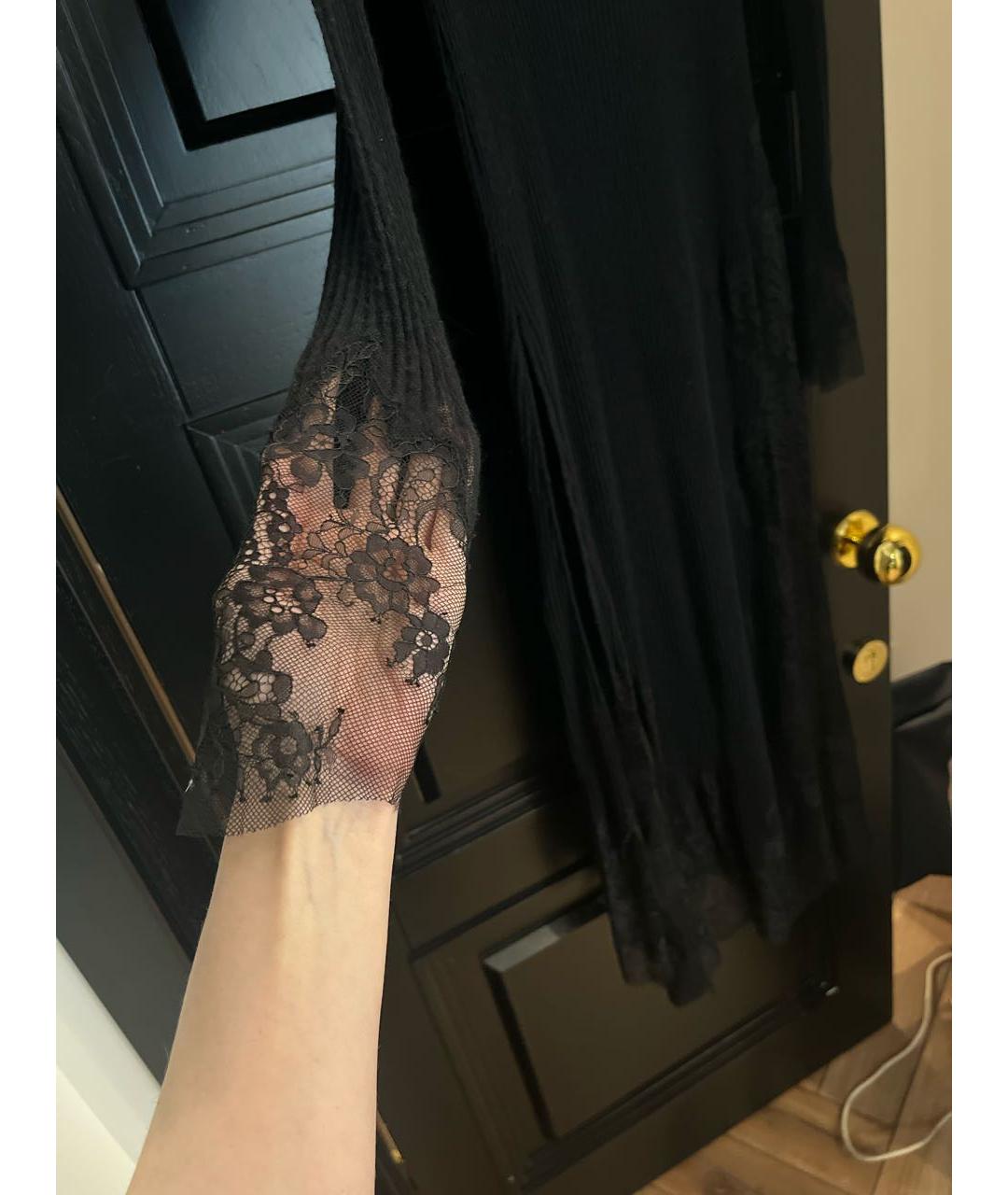 ERMANNO SCERVINO Черное кашемировое платье, фото 5