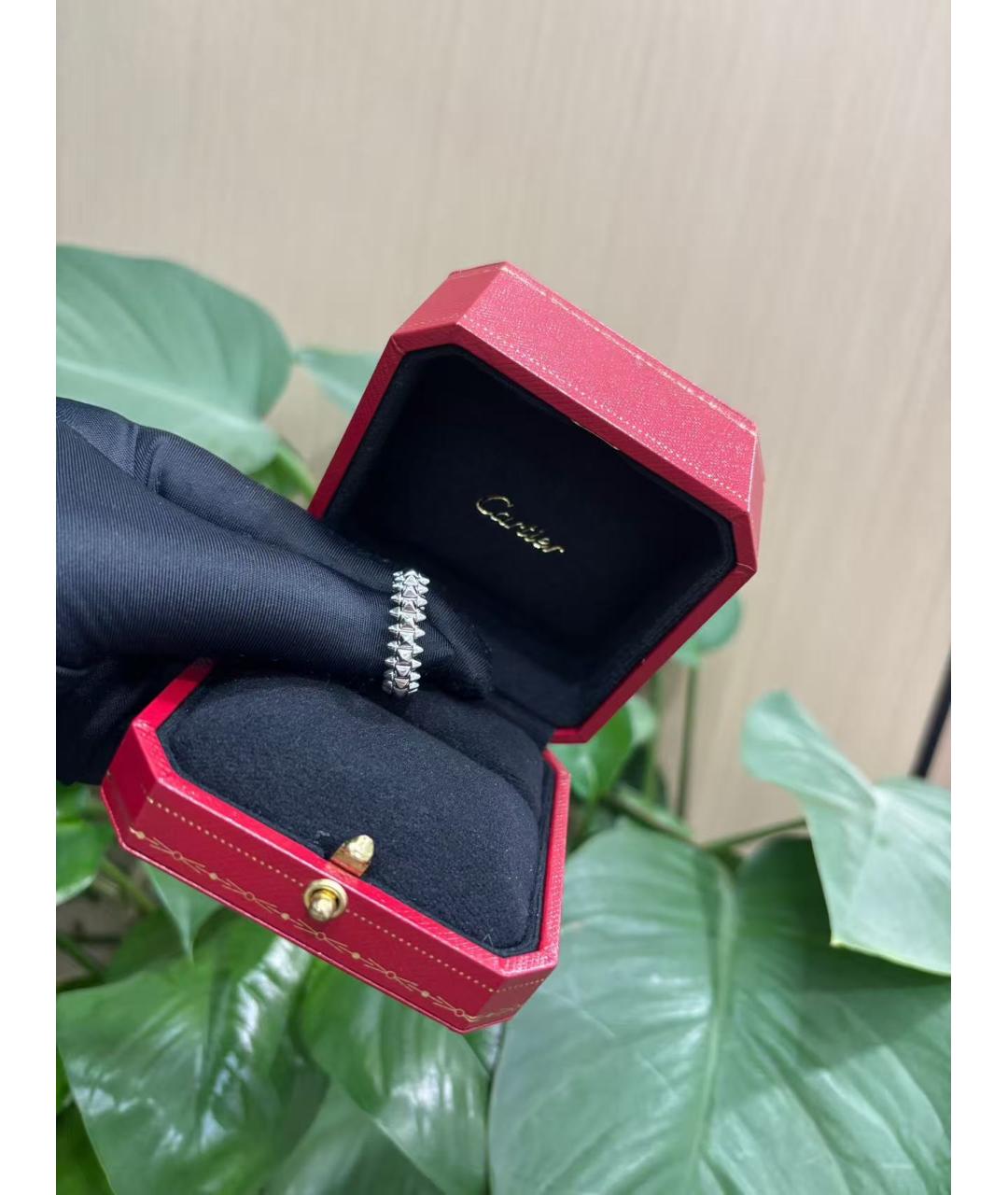 CARTIER Серебряное кольцо из белого золота, фото 5