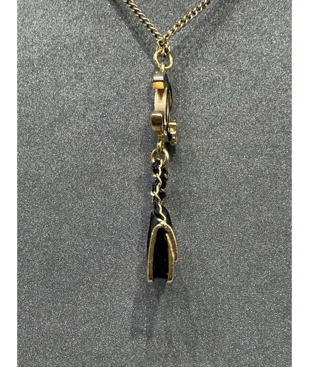 CHANEL Золотая подвеска, фото 5