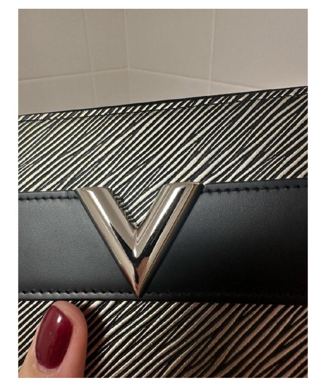 LOUIS VUITTON Антрацитовый кошелек, фото 2